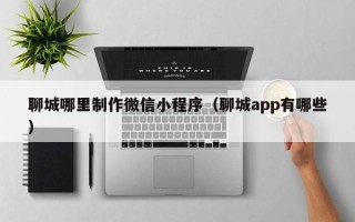 梅河口聊城哪里制作微信小程序（聊城app有哪些）